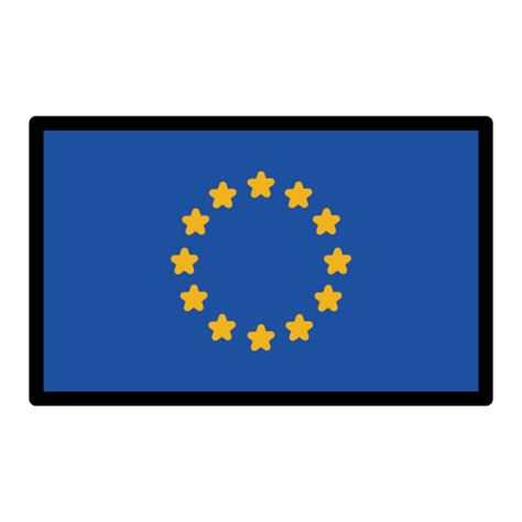 Perfect for political events, international sporting competitions or making your friends jelly with your next holiday. 🇪🇺 Bandera: Unión Europea Emoji