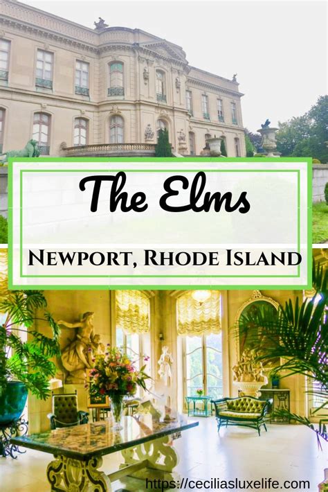 The Elms Mansion In Newport Rhode Island A Must See On Your Next