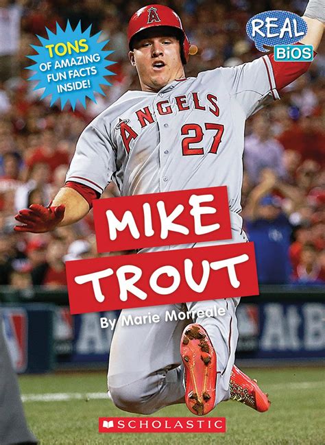 Mike Trout Real Bios Library Edition Morreale Marie