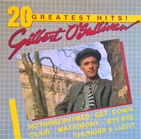 Gilbert Osullivan 20 Greatest Hits 1976 Vinyl Discogs