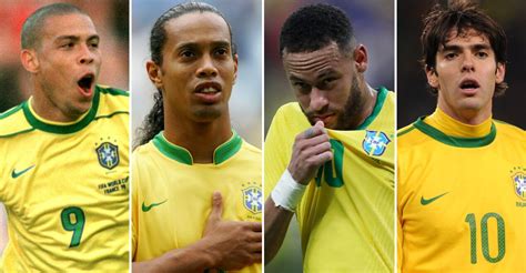 neymar pele ronaldinho ronaldo brazil s top 50 players in history as voted by fans