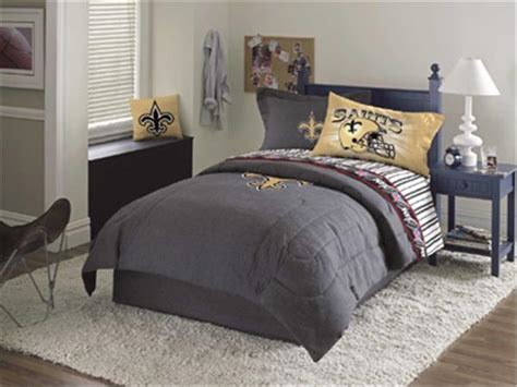 Give your bedroom or living room a pop of team pride with new orleans saints pillows, or. New Orleans Saints Denim Comforter & Sheet Set Combo