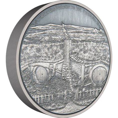 The Shire The Lord Of The Rings 2022 3 Oz 10 Fine Silver Coin Niue