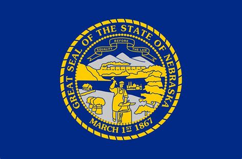 Flag Of Nebraska United States State Flag Flonchi