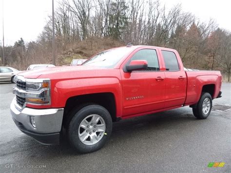 2017 Red Hot Chevrolet Silverado 1500 Lt Double Cab 4x4 118221374