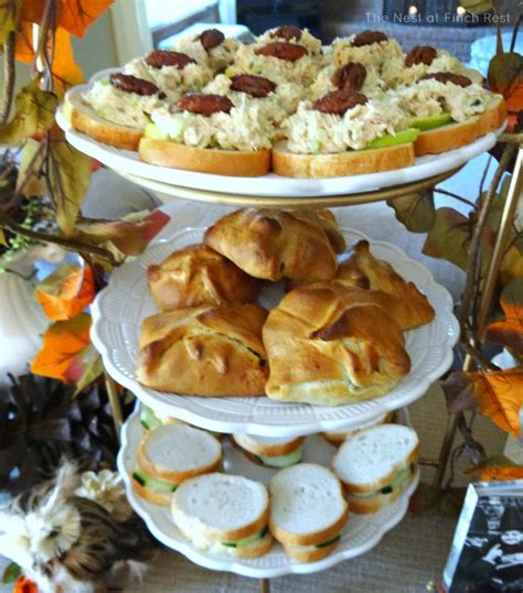 Last friday, my friend kathy and i had our own ladies' luncheon. The Nest at Finch Rest: Autumn Afternoon Tea Luncheon & Recipe