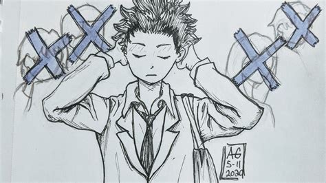 A Silent Voice A Silent Voice Manga Drawing Challenge Name Drawings