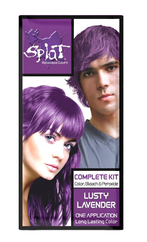 Splat Original Complete Kit Semi Permanent Hair Dye With Bleach Lusty