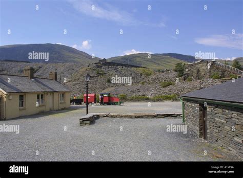 Llechwedd Slate Quarry Wales Stock Photo Alamy