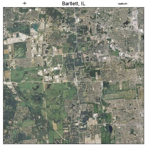 Aerial Photography Map Of Bartlett Il Illinois