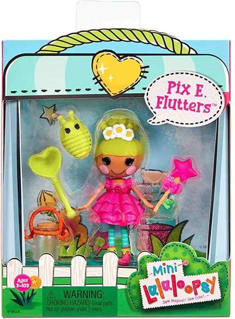 Lalaloopsy Mini Pix E Flutters Mini Figure Playset Mga Entertainment
