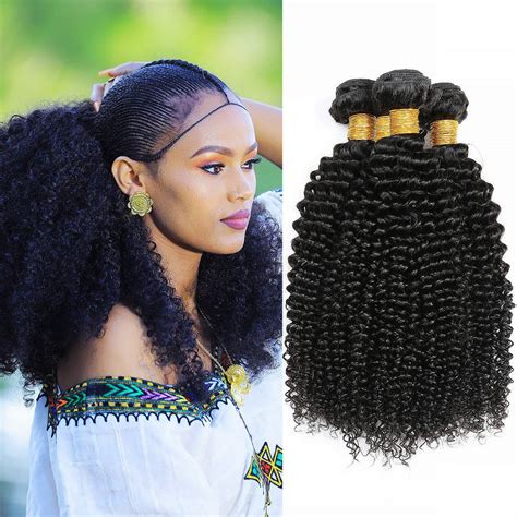 4pcs ሽኮሪና Shkorina Habesha Hair Style Extension 4 Bundle Ethiopian Hair Extension 4 Bundle