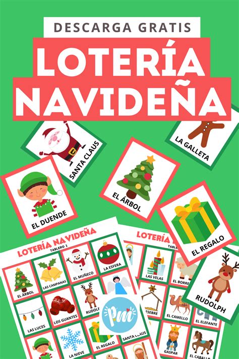 Lotería De Navidad Para Niños Imprimible Gratis Poder Mamá