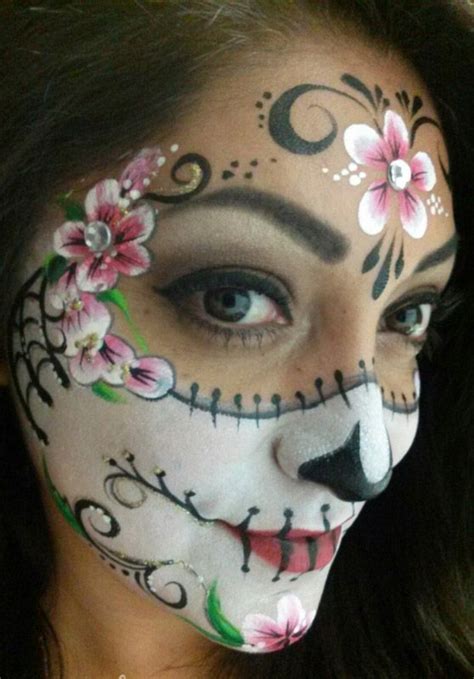 Top 10 Sugar Skulls Face Paint Halloween Makeup Tips