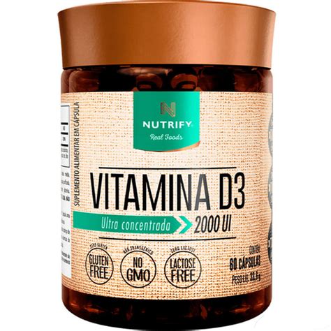 Vitamina D Ui Caps Nutrify Meu Mundo Fit