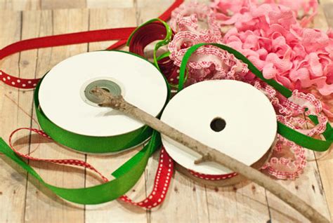 Scrap Ribbon Twig Christmas Tree Ornament Factory Direct Craft Blog
