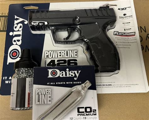 Daisy Powerline Semi Automatic Co Bb Gun Air Pistol Bundle At