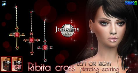 The Best Cross Necklaces And Earrings By Jomsims Sims 4 Sims Cross