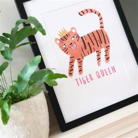 Tiger Queen Print By Syd Co Notonthehighstreet Com