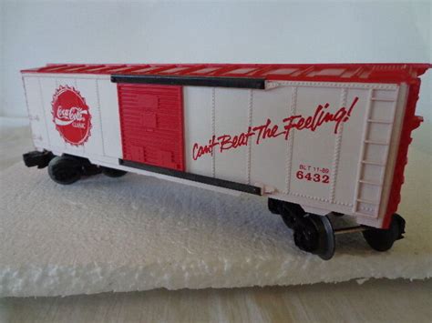 K LINE COKE O 027 SCALE TRAIN CAR COCA COLA COKE BOXCAR 6432 FROM 1989