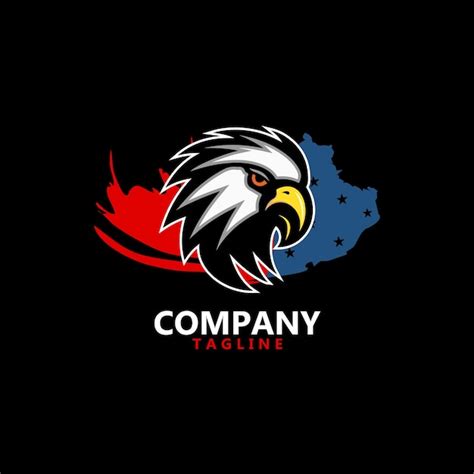 Premium Vector Eagle Head Star Logo Design