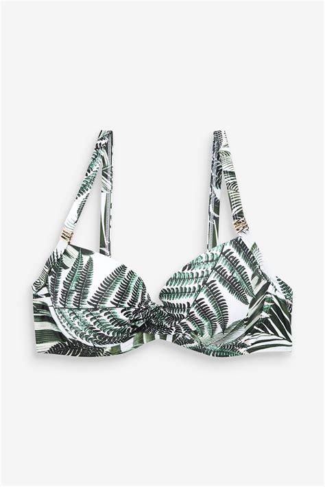 Buy Palm Print Shape Enhancing Bikini Top From The Next Uk Online Shop