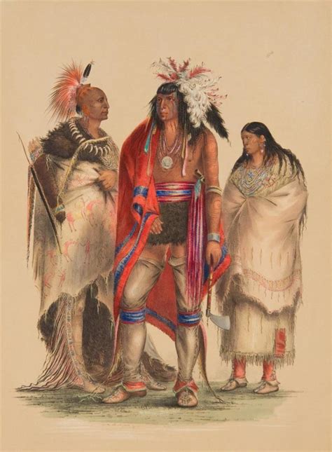 Lot George Catlin American 1794 1872 North American Indian Portfolio 1844 Twenty Hand