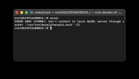 Fix Mysql Error Cant Connect To Local Mysql Server Through Socket Var