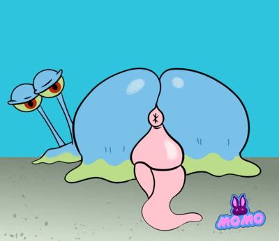 Post Animated Gary Snail Momokarin Spongebob Squarepants