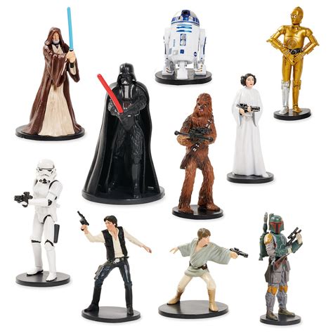 Disney Store Star Wars A New Hope Deluxe Figurine Set Figure Playset P I Love Characters