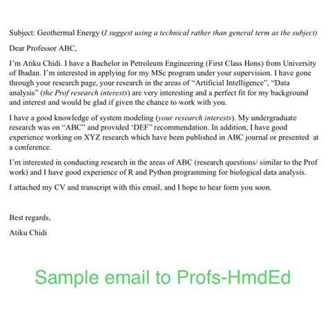 Thread By Drhammed Writing Emails To Professor Important Tips And Samples For Your