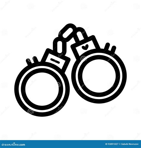 Bdsm Gag Simple Vector Icon Black And White Illustration Of Sex Toy Outline Linear Adult Icon