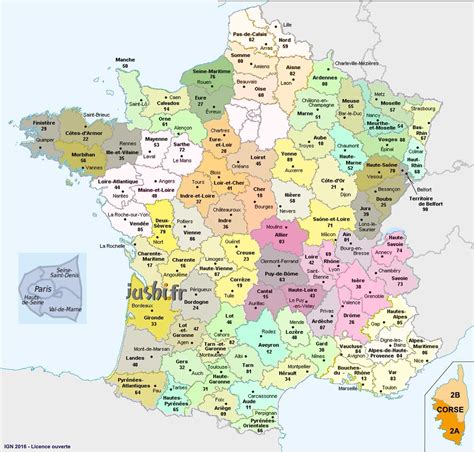 Carte-Départements-Distance Entre 2 Villes - 40.a avec Carte Des ...