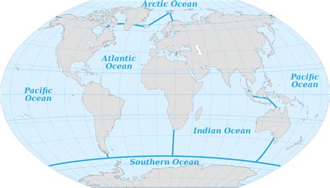 Four Major Ocean Zones