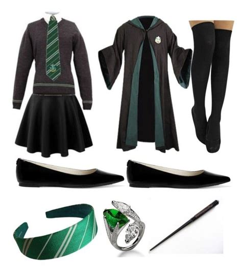Slytherin School Uniform By Harrypotternerdno1 Liked On Polyvore