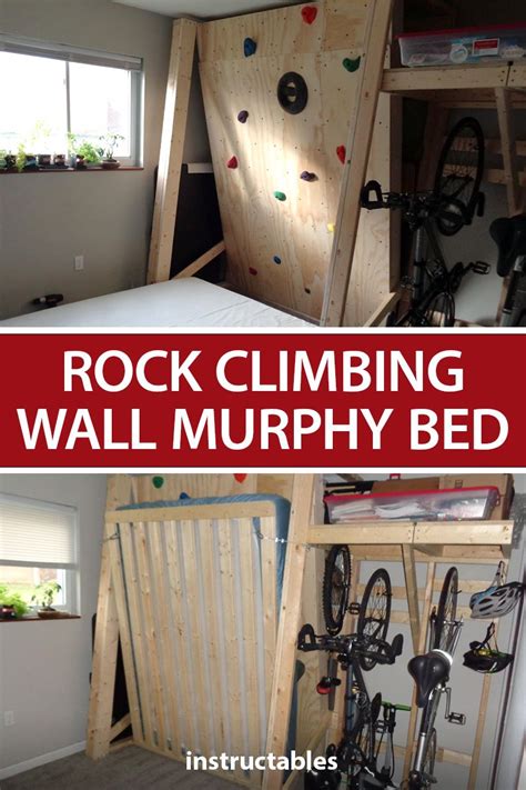 This Indoor Climbing Wall Folds Up Like A Murphy Bed And Has Vertical