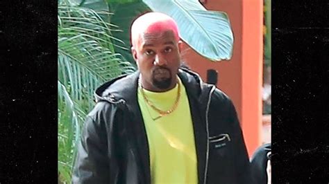 Kanye West Shows Off Red Hair In Midst Of Shooting And Wildfire Scare