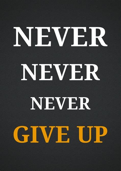 Never Give Up Posters And Prints By Yoga Prasetya Printler