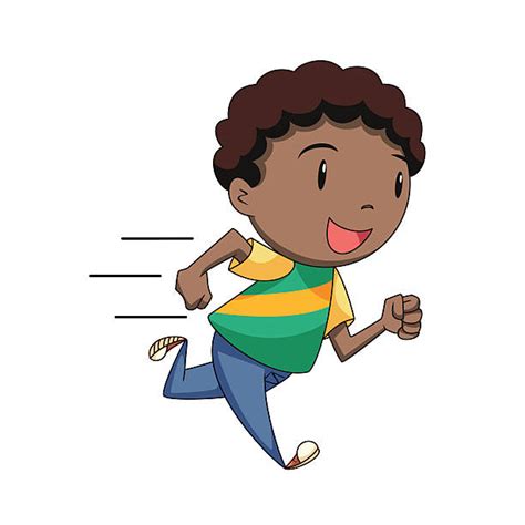 Cartoon Of Children Running Race Illustrations Royalty Free Vector