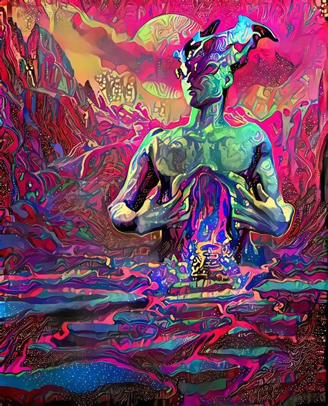 Psychedelic Digitalartist Dreamworld Surrealism Painting Digitalart