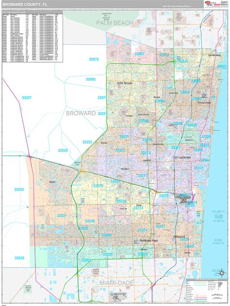 Broward County Map By City World Map