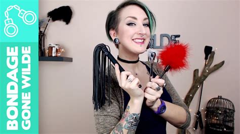 5 Sensory Toys For Sex Play How To Use A Bondage Flogger Bondage Gone Wilde Youtube