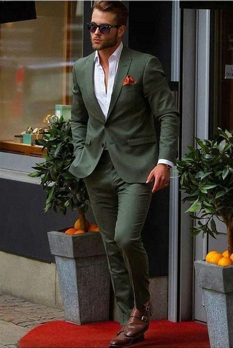 men green suit wedding suit groom wear suit for men engagement etsy classy suits wedding