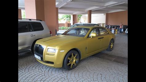 Matte Gold Rolls Royce Ghost Youtube