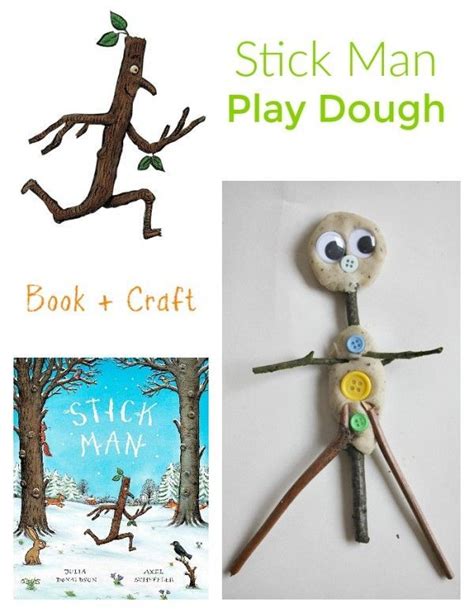 Stick Man Play Dough Stick Man Book Crafts Playdough