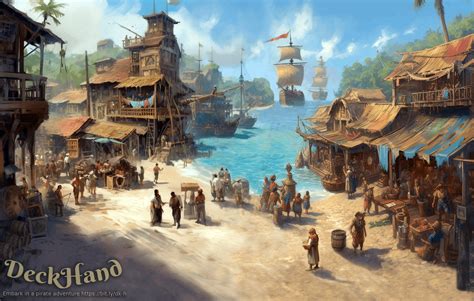 Pirate Harbor Market By Faden1 On Deviantart