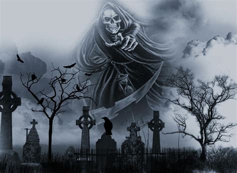 Cemetery Death By Vickie666 On Deviantart