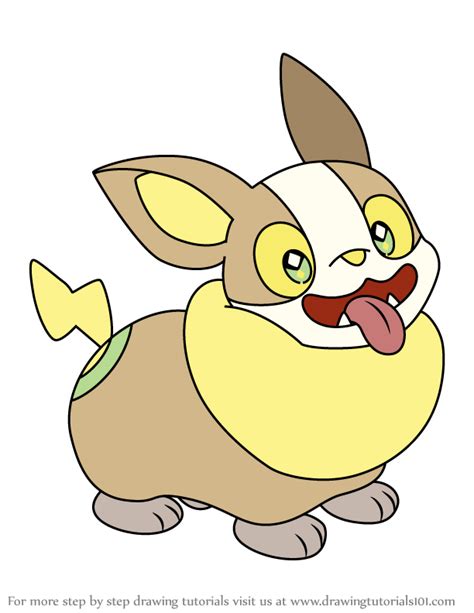 Step by Step How to Draw Yamper from Pokemon : DrawingTutorials101.com