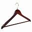 Walnut Wooden Suit Hanger  Vintage Warmth From The Store