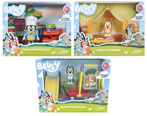 Bluey Playsets Playground Bandit Backyard Bbq Bingos Playroom Ebay